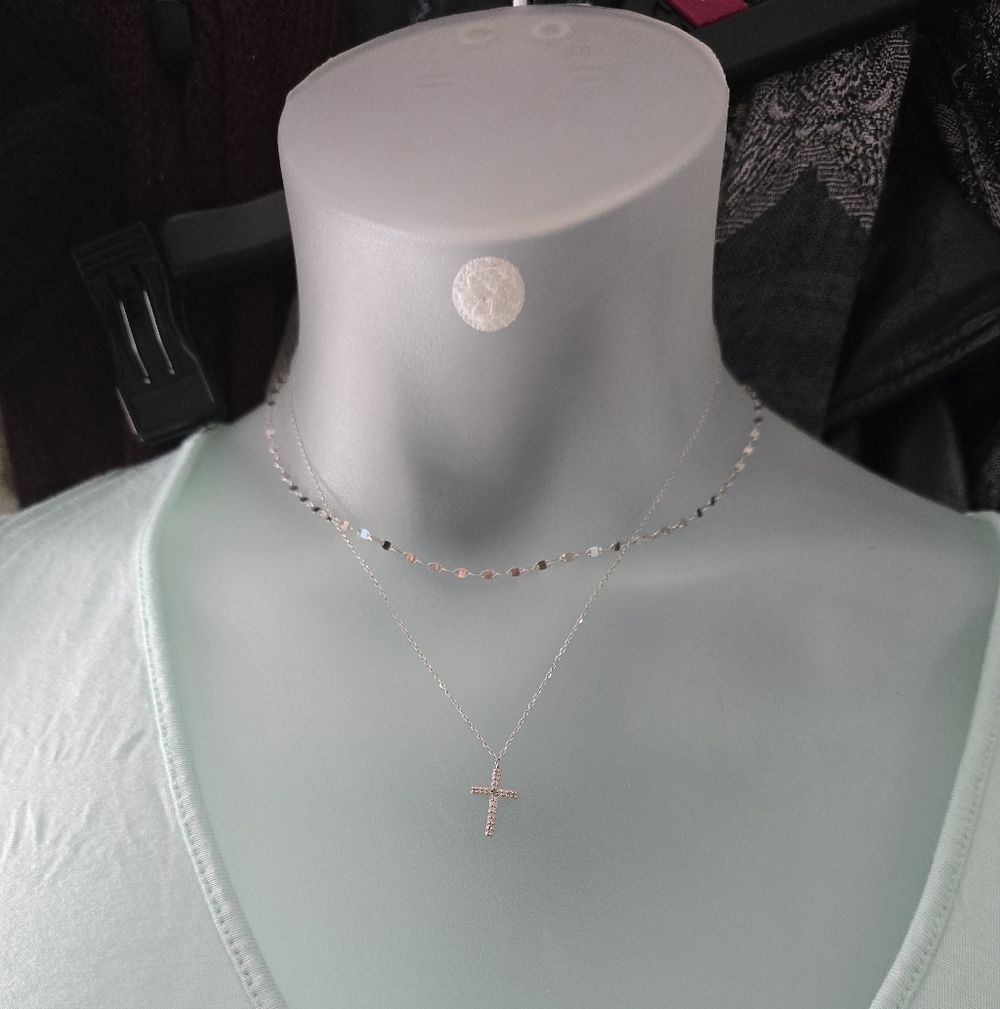 Elegant Silver Necklace Set